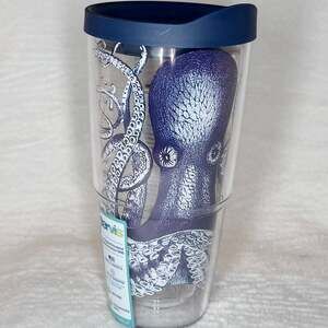 Tervis Blue Octopus Insulated Tumbler with Lid 24 oz